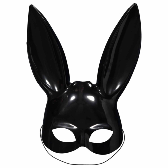 Half Mask Bunny Black One size Half Mask Bunny Black One size