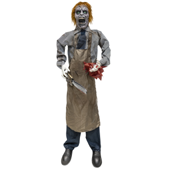 Animatronic Standing Chainsaw Man 54 cm x 56 cm x 1.7 m Animatronic Standing Chainsaw Man 54 cm x 56 cm x 1.7 m