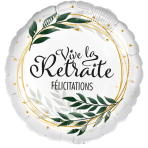 Standard - Viva la Retaite - FRE Foil Balloon Packaged 45 cm