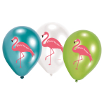 6 Latex Balloons Flamingo Paradise 27.5 cm / 11"