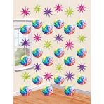 6 String Decorations Disco Fever 70's Foil 213 cm
