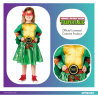 Child Costume Teenage Mutant Ninja Turtles Girl Age 3-4 Year