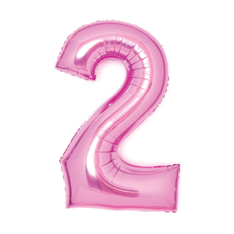 Medium Number 2 Pink Foil Balloon N26 Packaged 70 cm x 51 cm Medium Number 2 Pink Foil Balloon N26 Packaged 70 cm x 51 cm