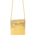 Costume Accessory Sequined Shoulder Bag Gold