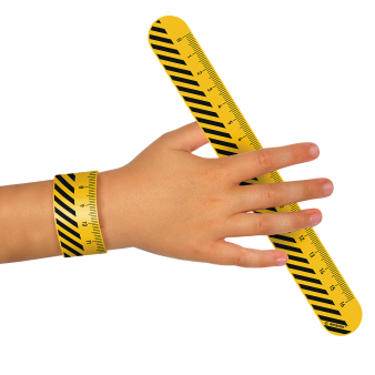 8 Slap Bracelets Construction Part, 24 cm 8 Slap Bracelets Construction Part, 24 cm