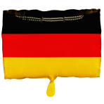 Standard Shape German Flag Foil Balloon S80 Packaged 30 cm x 43 cm