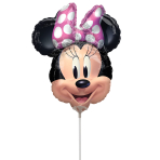 Mini Shape Minnie Mouse Forever Foil Balloon A30 airfilled 20 cm x 22 cm
