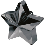Balloon Weight Star Black 150 g / 5.3 oz