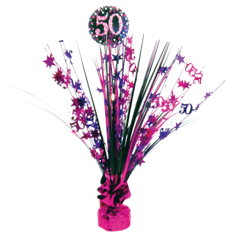 Spray Centrepiece 50 Sparkling Celebration - Pink Foil / Paper 45.7 cm Spray Centrepiece 50 Sparkling Celebration - Pink Foil / Paper 45.7 cm