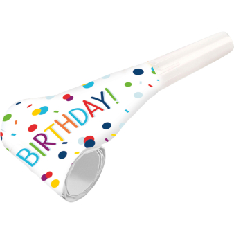 8 Blowouts Confetti Birthday Plastic / Paper 30 cm 8 Blowouts Confetti Birthday Plastic / Paper 30 cm