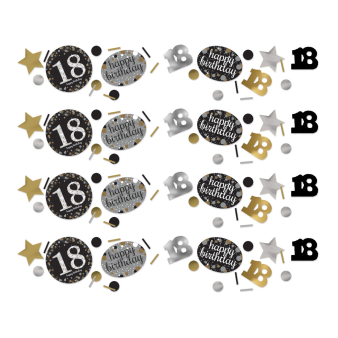 Confetti 18 Sparkling Celebration Gold Foil / Paper 34 g Confetti 18 Sparkling Celebration Gold Foil / Paper 34 g