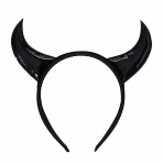 Headband Devil Horns Black One size