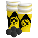 Drinking Game Beer Pong Set BVB Dortmund 28 Pieces