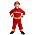 Child Costume Firefighter Age 10 - 12 Years