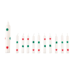 Set of Candles Light of Life & Birthday Candles Symbols 11 Pieces Height 8 / 13.5 cm