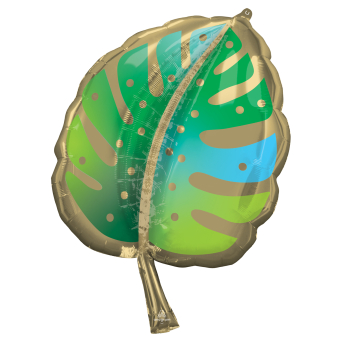 SuperShape Palm Frond Foil Balloon P30 Packaged 55 cm x 76 c