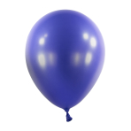 50 Latex Balloons Decorator Metallic Navy Flag Blue 27.5 cm / 11"