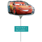 Mini Shape Cars 3 Foil Balloon A30 Bulk 25 cm x 15 cm