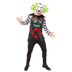 Adult Costume Haha Clown Set Size Plus