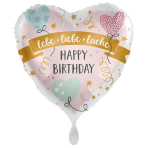Standard Celebrate Pastel Foil Balloon PL40 Packaged 45 cm