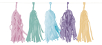 Garland Tassel Pastel Paper 300 cm