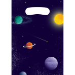 8 Loot Bags Space Party Paper 15.8 x 23.6 cm