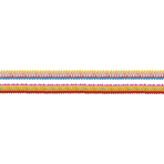 4 Garlands Coloured Rims Paper 8 x 200 cm