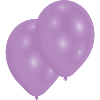 10 Latex Balloons Standard New Purple 27.5 cm / 11"