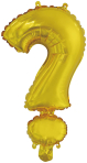 Mini Letter ? Gold Foil Balloon N16 Packaged 37 cm x 23 cm