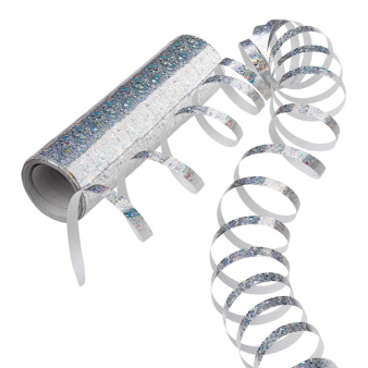 Streamer Holographic Silver Paper 0.7 x 400 cm Streamer Holographic Silver Paper 0.7 x 400 cm