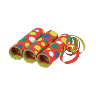 3 Streamers Confetti Paper 1.4 x 400 cm