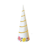 8 Party Hats Magical Unicorn Paper Height 17.1 cm
