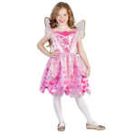Child Costume Pink Fairy Age 4 - 6 Years