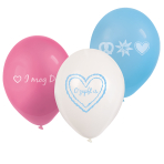 6 Latex Balloons Bierfest 22.8 cm / 9"