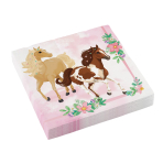 20 Napkins Beautiful Horses 33 x 33 cm