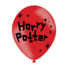 6 Latex Balloons Harry Potter 4 Sided Print 27.5 cm / 11"