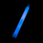 Glow Stick Necklace Blue Plastic 81 / 15 cm