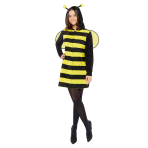 Adult Costume Bee Fleece Dress - Ladies Size M/L