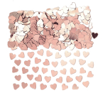 Confetti Hearts Rose Gold Foil 14 g