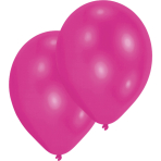 25 Latex Balloons Metallic Magenta 27.5 cm / 11"