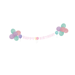 Decoration Kit Happy Birthday Pastel