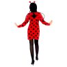 Adult Costume Ladybug Fleece Dress - Ladies Size S/M