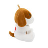 2-in-1 plush toy balloon weight dog with loop, 21cm, 170g