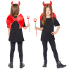 Kids Accessory Kit Foil Devil Wings with Headband and Trident