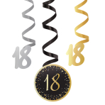 6 SwirlDecorations 18 Starlight Birthday Paper / Foil 61 cm