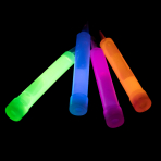 4 Glow Stick Necklaces Assorted Plastic 81 / 10 cm