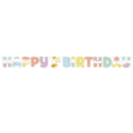 Letter Banner 1st Birthday Rainbow 180 cm x 15 cm