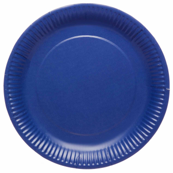 8 Plates Blueberry Round Paper 23cm 8 Plates Blueberry Round Paper 23cm