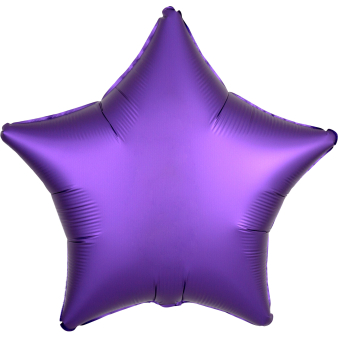 Standard Silk Lustre Purple Star Foil Balloon C16 Packaged 48 cm Standard Silk Lustre Purple Star Foil Balloon C16 Packaged 48 cm