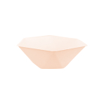 6 bowls hexagonal Vert Decor, 15,8x13,7cm, apricot